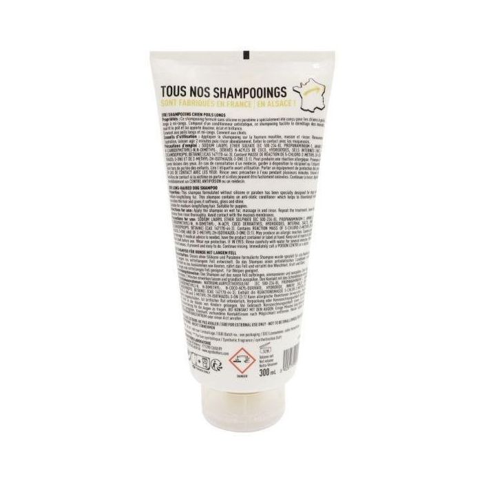 Vetocanis Champú Perros Pelo Largo - Desenredante Nutritivo con Acondicionador Antiestático y Aceite de Visón para Brillo Sedoso 1