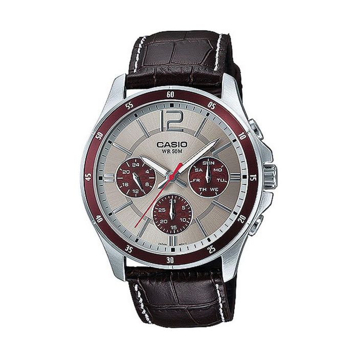 Reloj Hombre Casio ENTICER GENT Gris (Ø 35 mm) (Ø 43,5 mm) Reloj Hombre Casio ENTICER GENT Gris (Ø 35 mm) (Ø 43,5 mm)