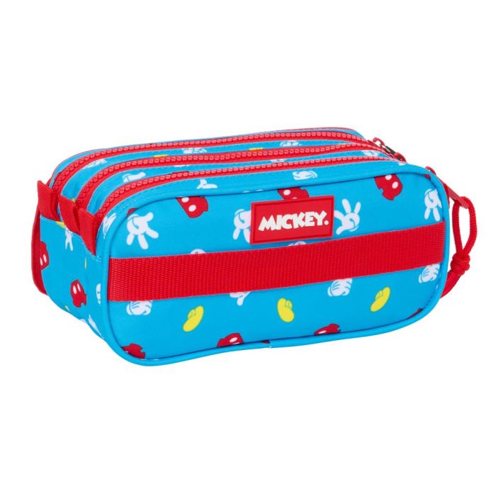 Portatodo Doble Mickey Mouse Clubhouse Fantastic Azul Rojo 21,5 x 10 x 8 cm 1