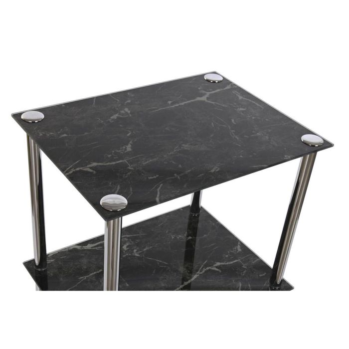DKD Home Decor Estantería Moderna Plateada de Acero y Cristal, 30 cm Fondo x 40 cm Ancho x 105 cm Alto 3 DKD Home Decor Estantería Moderna Plateada de Acero y Cristal, 30 cm Fondo x 40 cm Ancho x 105 cm Alto 3