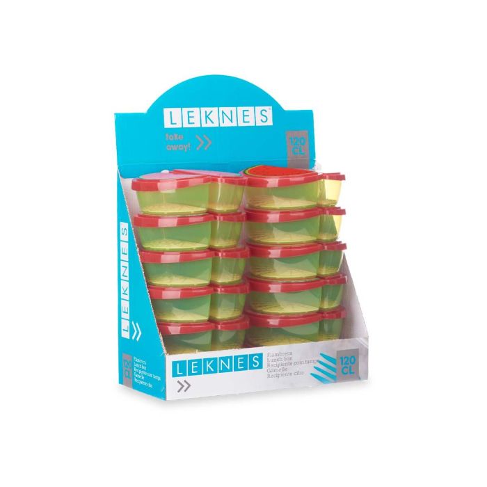 Tupper Fruta Sandia 1,2L Leknes 23X8CM (24 Unidades) 2 Tupper Fruta Sandia 1,2L Leknes 23X8CM (24 Unidades) 2