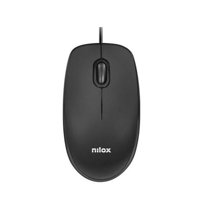 Nilox Ratón Cable Usb 1600Ppp Negro Nilox Ratón Cable Usb 1600Ppp Negro