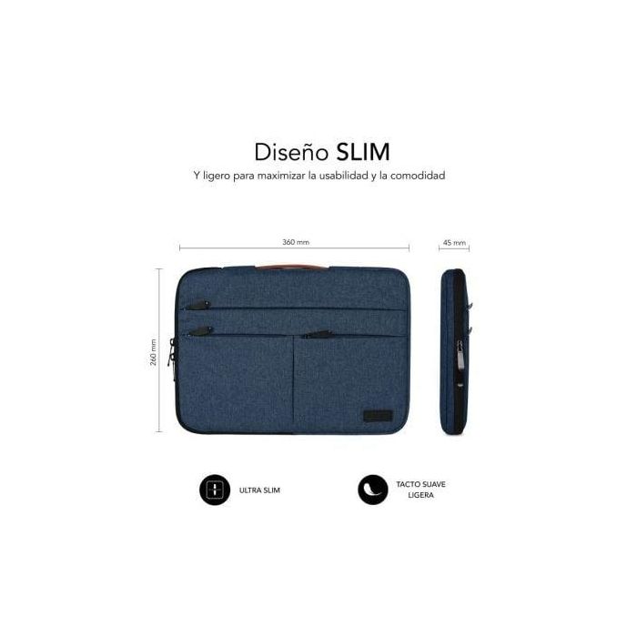Maletín para Portátil Subblim SUBLS-AP36003 Azul 4 Maletín para Portátil Subblim SUBLS-AP36003 Azul 4