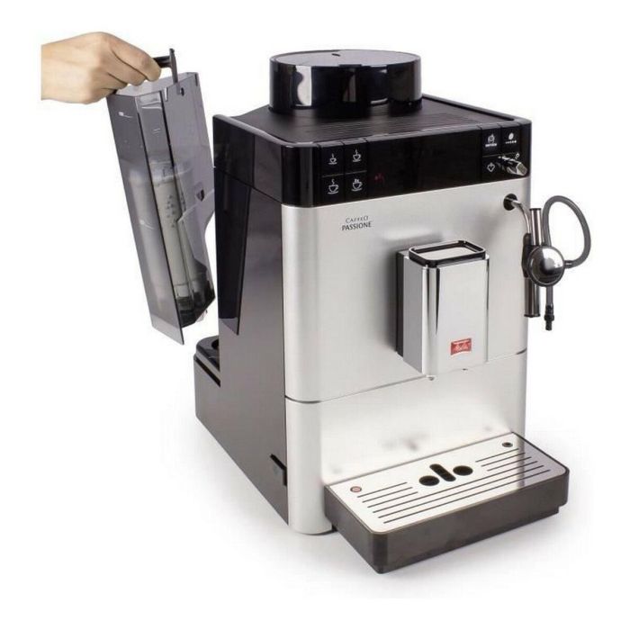 Melitta F530-102 Cafetera Caffeo Passione Negra con 5 Concentraciones de Café y Molinillo Cónico de Acero, Depósito Agua 1.2L 1 Melitta F530-102 Cafetera Caffeo Passione Negra con 5 Concentraciones de Café y Molinillo Cónico de Acero, Depósito Agua 1.2L 1