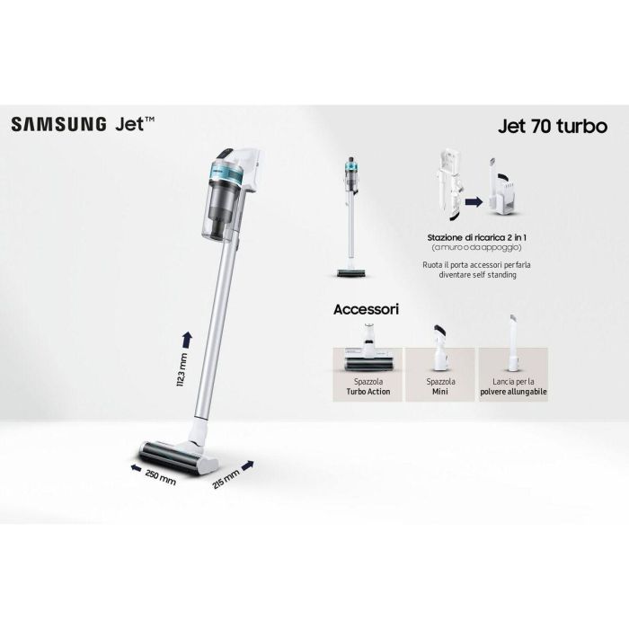 Aspirador Escoba Samsung VS15T7031R1 150 W 11 Aspirador Escoba Samsung VS15T7031R1 150 W 11