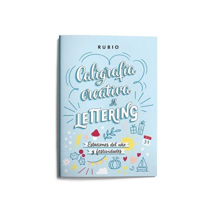 Rubio Cuaderno lettering Caligrafía creativa Estaciones del año y festividades para practicar y aplicar tus creaciones