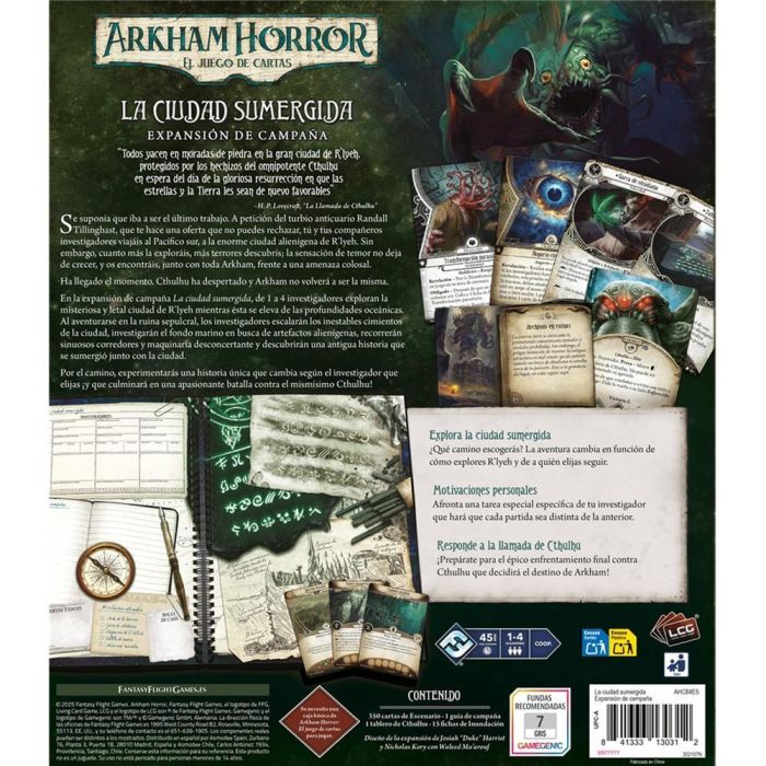 Juego Mesa Arkham Horrir La Ciudad 1 Juego Mesa Arkham Horrir La Ciudad 1