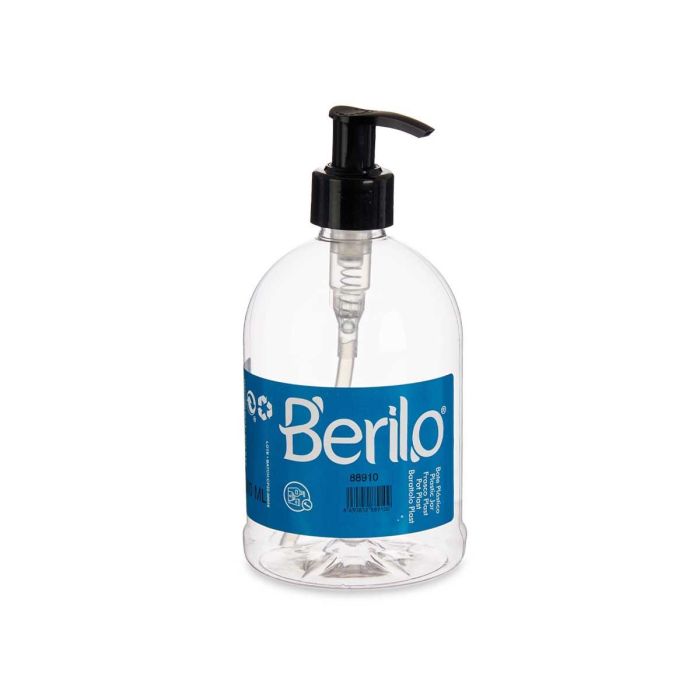 Bote Dosificador Plastico 500Ml Berilo 8X16CM (12 Unidades) 1 Bote Dosificador Plastico 500Ml Berilo 8X16CM (12 Unidades) 1