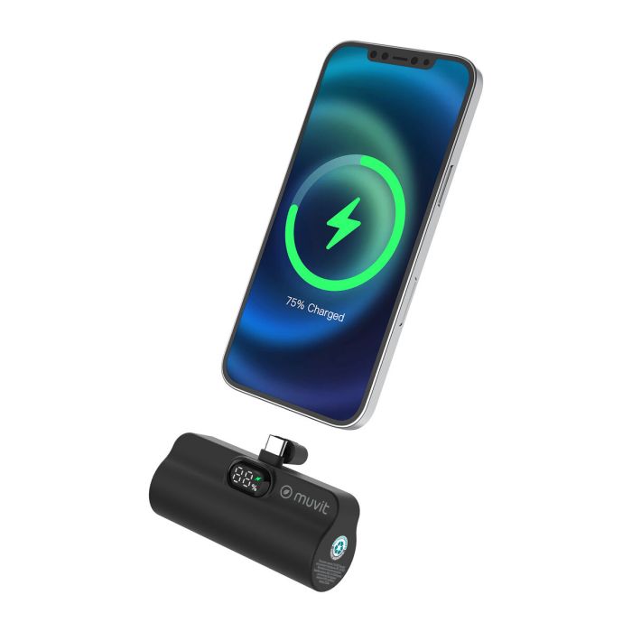 Powerbank Muvit for Change DP53D-R-PD Negro 5000 mAh 8