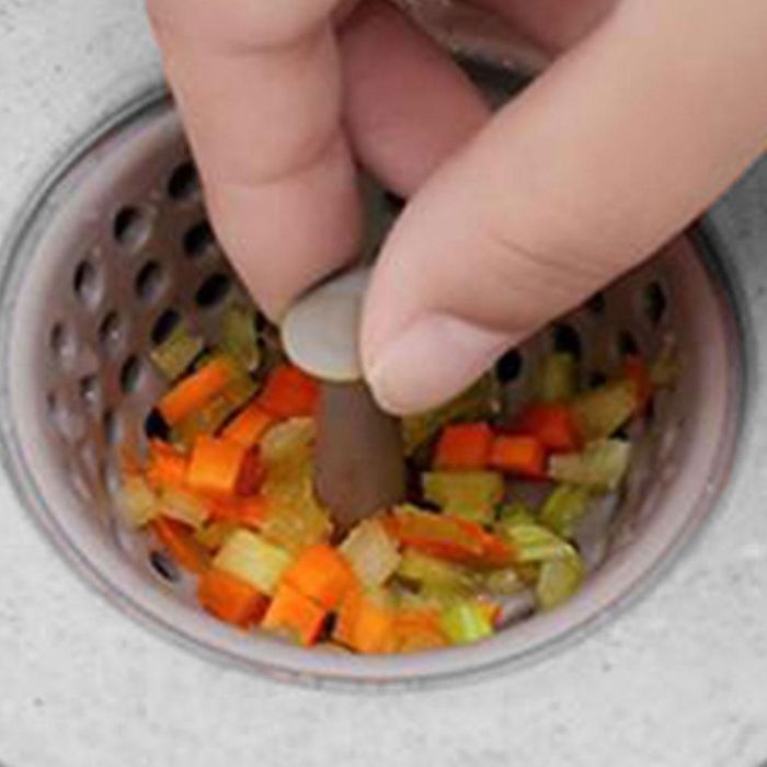 Je cherche une Idee Filtro Fregadero Silicona Acero Inoxidable con Drenaje Ingenioso Flexible e Higiénico Duradero 6 cm 3