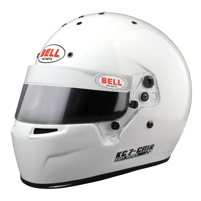 Bell cmr2016 BL1311007 Casco de Karting KC7-CMR Ultraligero Carbono FIA CMR-2016 Blanco Talla 58