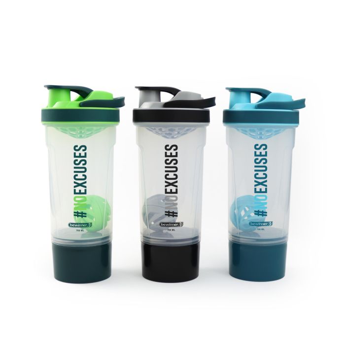 Botella Gym Shaker 700 ml Colores - Bewinner por Inde (12 Unidades) 1 Botella Gym Shaker 700 ml Colores - Bewinner por Inde (12 Unidades) 1