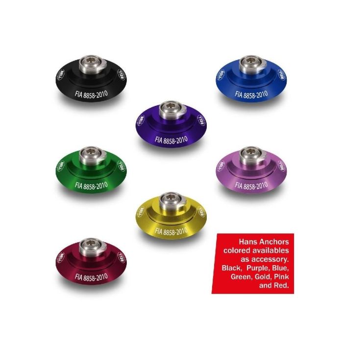 Bell Casco Bell Gp3 Carbon Hans Interior Rojo Talla 61 Fia8859-Sa2020 2