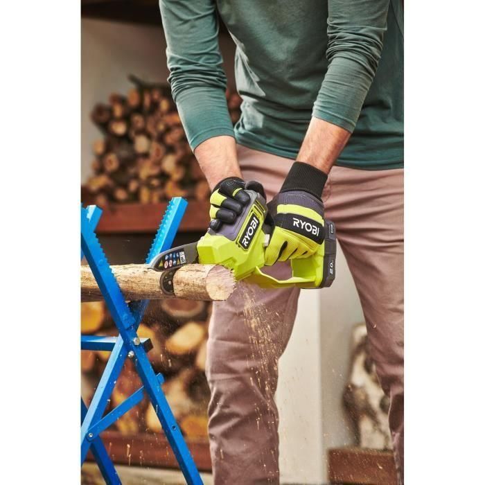 Podadora manual 18 V - RYOBI - Motor Brushless / Brushless - Guía de 10 cm - 6 m/s - Tensor sin herramientas 3 Podadora manual 18 V - RYOBI - Motor Brushless / Brushless - Guía de 10 cm - 6 m/s - Tensor sin herramientas 3