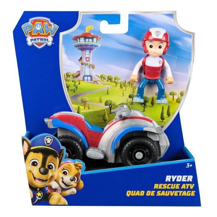 VEHÍCULO SPIN MASTER + FIGURA RYDER PAW Patrol 5 VEHÍCULO SPIN MASTER + FIGURA RYDER PAW Patrol 5
