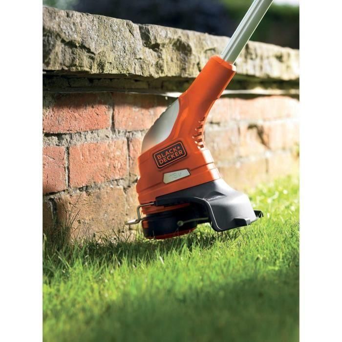 Black+Decker -Bordure Cut 23 cm 18 V 2 AH - GLC1823L20 -QW - Cabeza de giro 180 ° 3