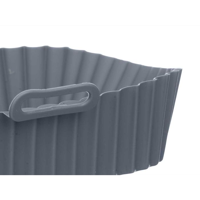 Kinvara Molde Cuadrado Silicona Gris para Freidora de Aire 22 x 6.5 x 20.5 cm (12 Unidades) 3 Kinvara Molde Cuadrado Silicona Gris para Freidora de Aire 22 x 6.5 x 20.5 cm (12 Unidades) 3