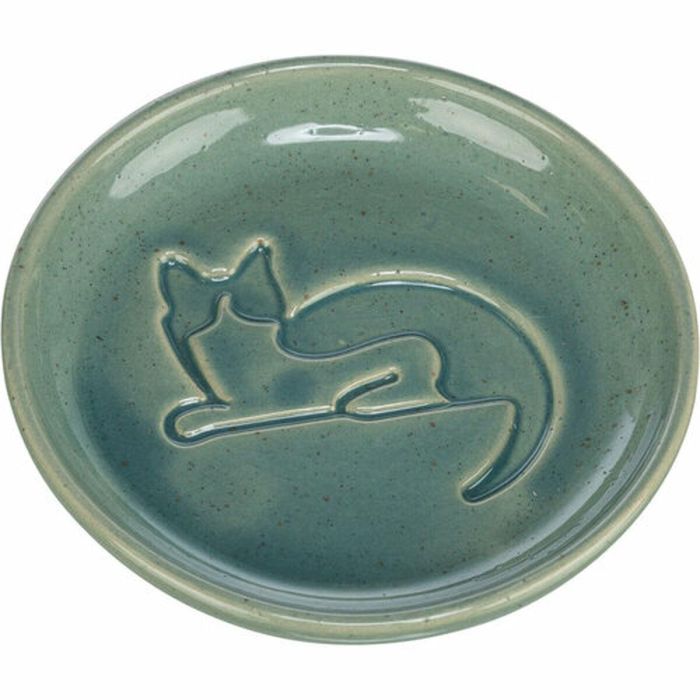 Comedero para Gato Trixie Azul Cerámica Ø 14,5 cm 3 Comedero para Gato Trixie Azul Cerámica Ø 14,5 cm 3