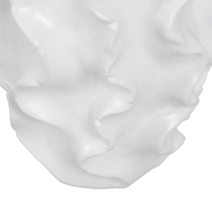 Jarrón Blanco Cerámica Decoración 25,50 X 25,50 X 37,50 cm