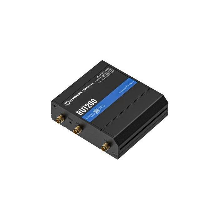 Teltonika Networks 2x RJ-45, Wi-Fi, 4G, DC, SIM slot, RutOS 1 Teltonika Networks 2x RJ-45, Wi-Fi, 4G, DC, SIM slot, RutOS 1