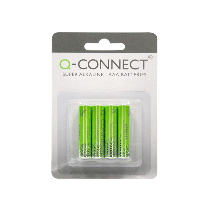 Pila Q-Connect Alcalina Aaa Blister Con 4 Unidades 1