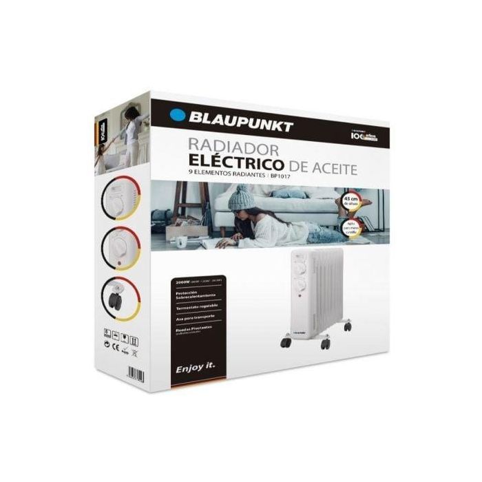 Radiador de Aceite Blaupunkt BP1017/ 2000W/ 9 Elementos Caloríficos 1