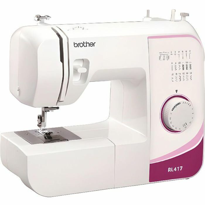 Brother RL-417 Máquina de coser mecánica con 17 funciones de costura, potente luz LED, brazo libre y 3 años de garantía 0 Brother RL-417 Máquina de coser mecánica con 17 funciones de costura, potente luz LED, brazo libre y 3 años de garantía 0