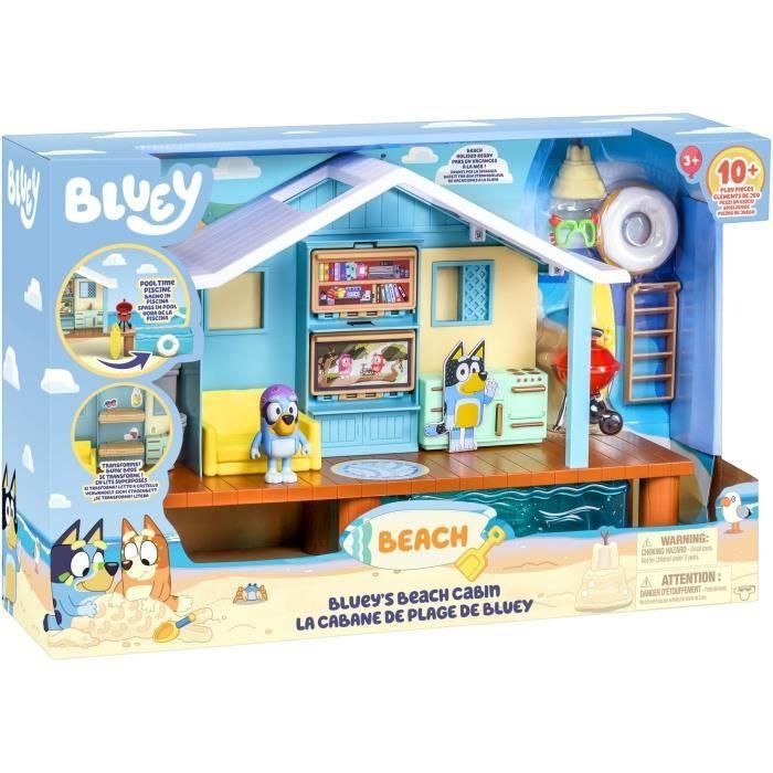 Bluey's Beach Hut - BLUEY - Playset con figura exclusiva y más de 10 accesorios 2