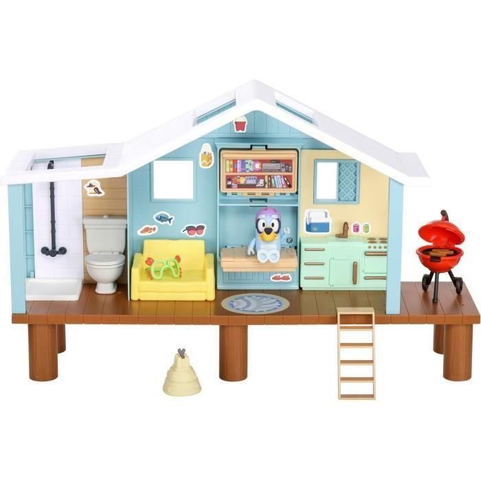 Bluey's Beach Hut - BLUEY - Playset con figura exclusiva y más de 10 accesorios 5