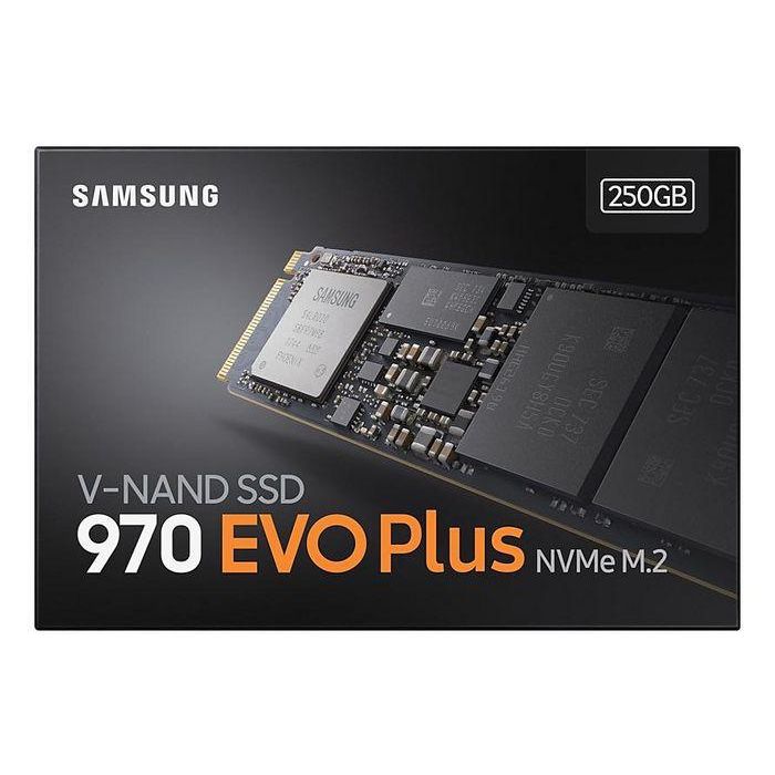 Samsung 970 EVO Plus SSD NVMe M.2 2280 250 GB PCIe 3.0 x4, Alto Rendimiento, Tecnología V-NAND, 3500/3300 MB/s 4 Samsung 970 EVO Plus SSD NVMe M.2 2280 250 GB PCIe 3.0 x4, Alto Rendimiento, Tecnología V-NAND, 3500/3300 MB/s 4