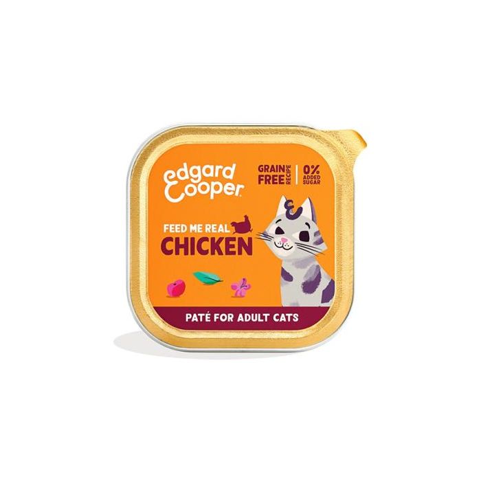 Feline Adult Pate de Pollo de Corral en Tarrina - 16 unidades de 85 gr Feline Adult Pate de Pollo de Corral en Tarrina - 16 unidades de 85 gr