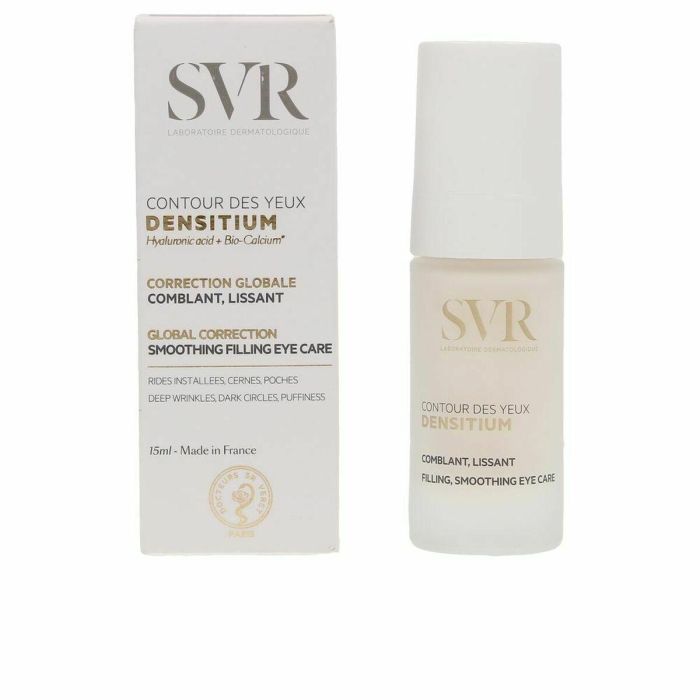 SVR Laboratoire Dermatologique DENSITIUM Contorno de Ojos Crema Anti-Arrugas, Ojeras y Bolsas Ácido Hialurónico Bio-Calcio 15 ml