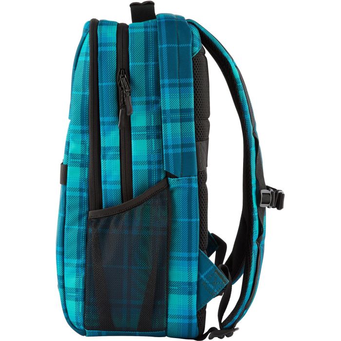 HP Mochila Campus XL Tartan plaid para Portátil 16.1" - Diseño a Cuadros - Poliéster/Poliespuma - Azul 2 HP Mochila Campus XL Tartan plaid para Portátil 16.1" - Diseño a Cuadros - Poliéster/Poliespuma - Azul 2