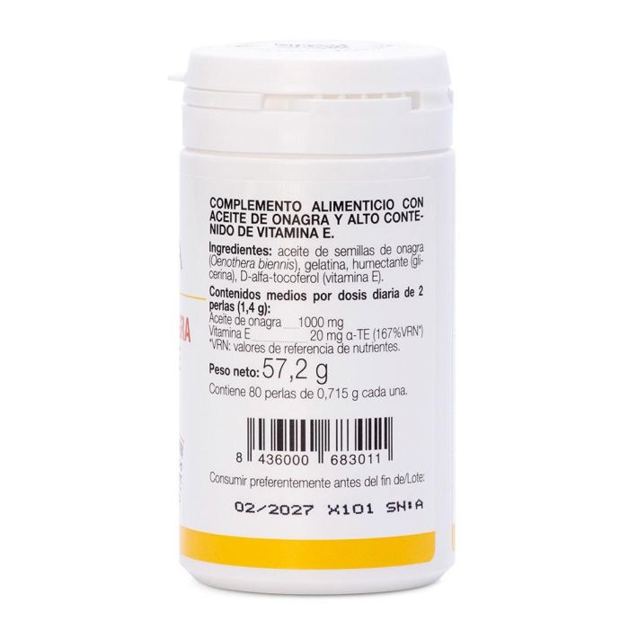 Ana Maria Lajusticia Aceite de Onagra + Vitamina E 80 Perlas