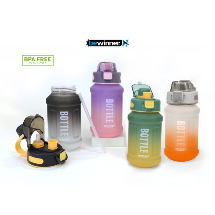Bewinner Botella Sport Agua Multicolor 800Ml con Dimensiones 9.3cm Ancho x 21.1cm Alto x 11.5cm Largo 3