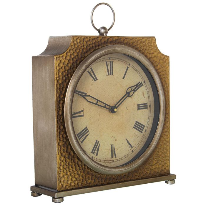 Reloj de Mesa Alexandra House Living Dorado Metal 31 x 33 x 9 cm 3