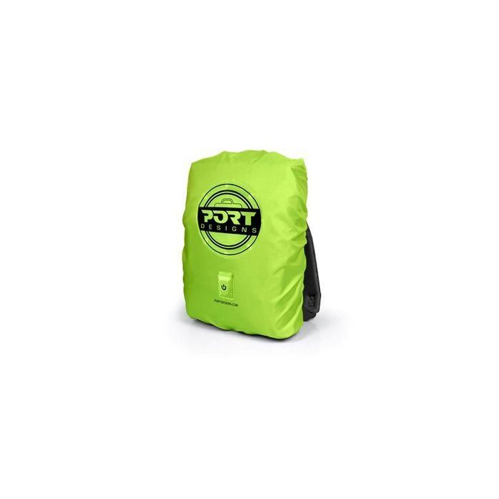 Port Designs POR1685165592336 Funda Lluvia Universal con LED Recargable para Mochilas hasta 25L / Portátiles 14-15.6 pulgadas 1