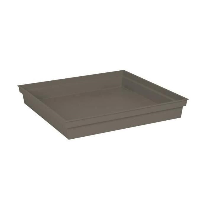 Platillo cuadrado Toscana EDA - 40 cm - Taupe 1 Platillo cuadrado Toscana EDA - 40 cm - Taupe 1