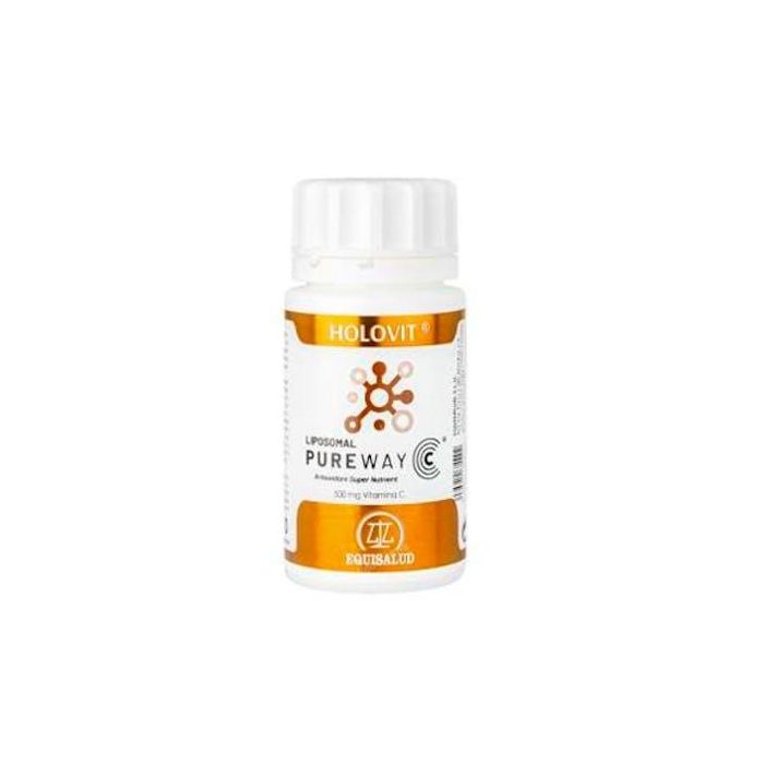 Holovit Pure Way-C Liposomal Vitamina C 50 Cápsulas. Alta Biodisponibilidad para Piel, Huesos y Dientes. Apto Veganos.