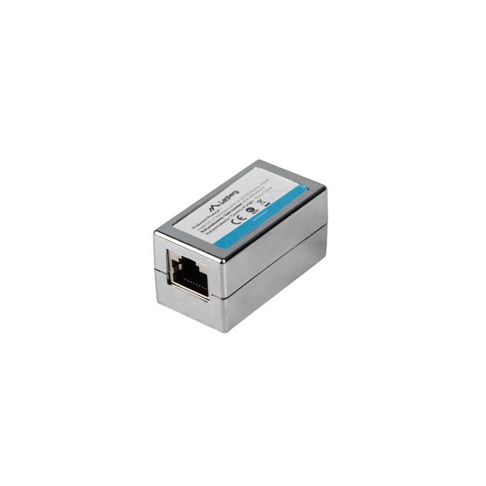 Lanberg Adaptador Cat6 FTP RJ45 Hembra, Plateado, Conectores RJ45, Compatible con versiones anteriores