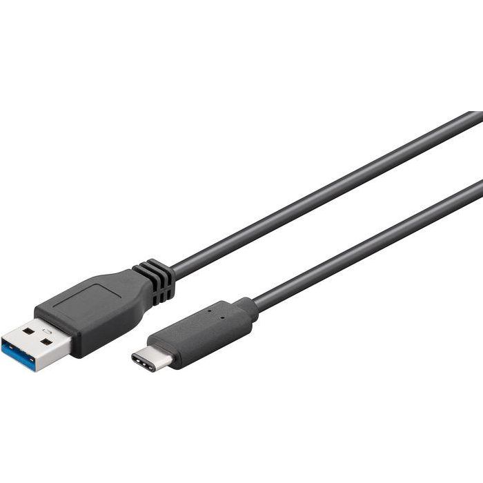 MicroConnect Cable USB-C 3.2 Gen1 a USB 3.2 A, 0.15m, 10 Gbit/s para conexión de laptops/smartphones a host USB