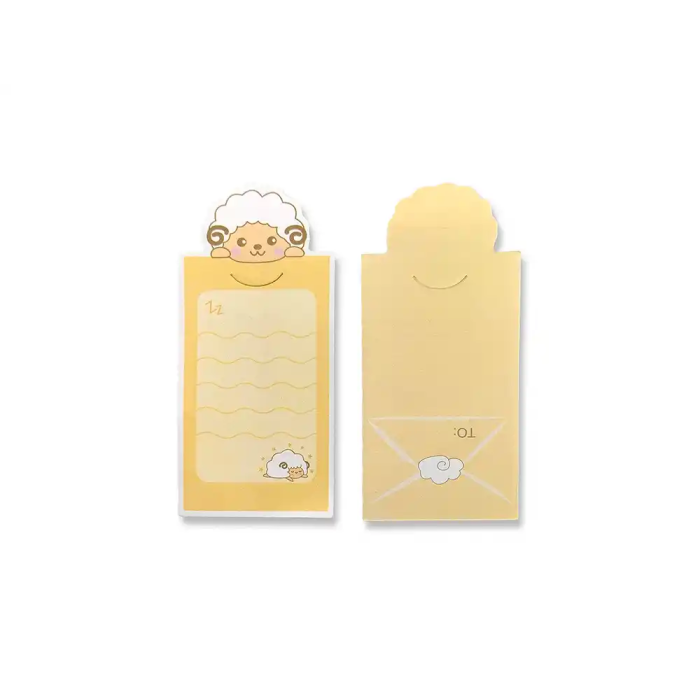 Imaginovo Bloc notas adhesivas con mensaje trasero 20 hojas 85x164 mm 3