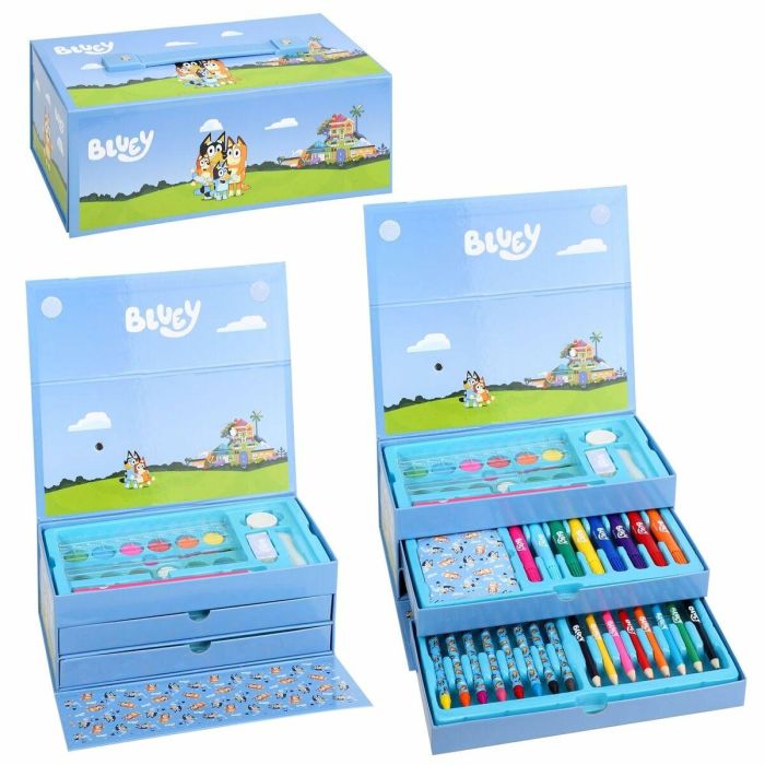 Set de Papelería Bluey Azul