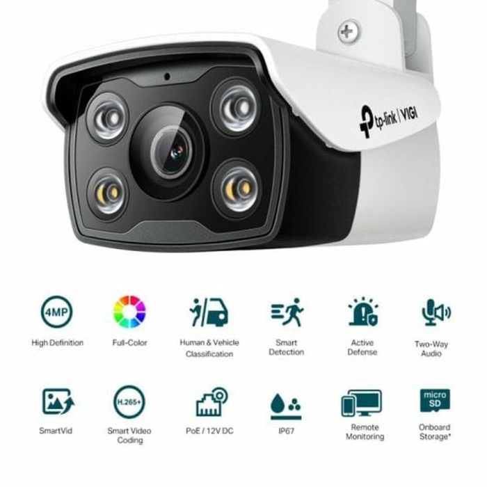 Videocámara de Vigilancia TP-Link VIGI C340(4mm) 8 Videocámara de Vigilancia TP-Link VIGI C340(4mm) 8