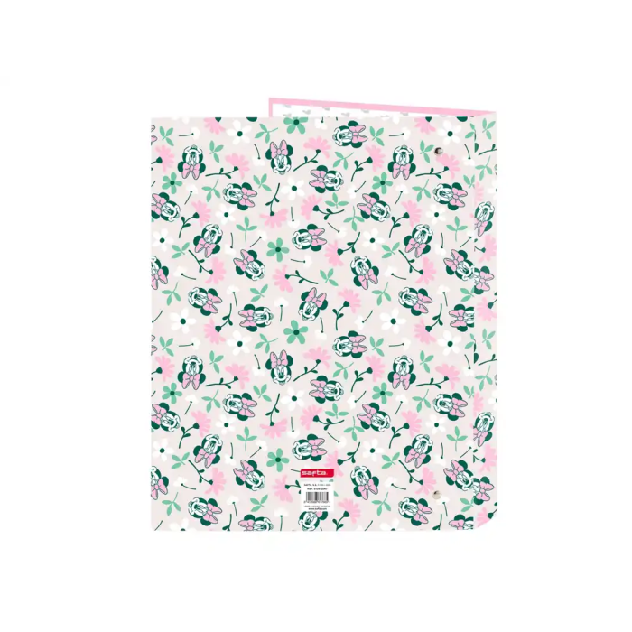 Safta Carpeta de Anillas Folio 4/25mm Minnie Mouse Minty 1