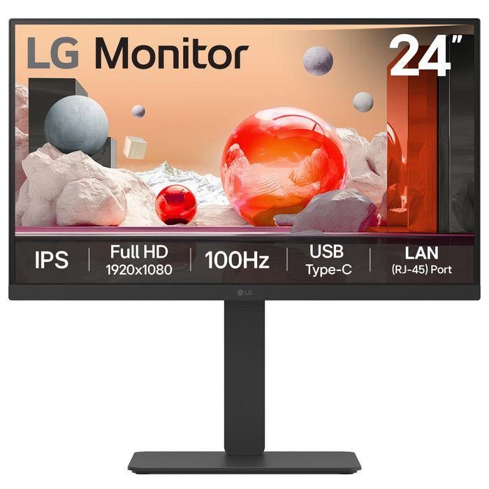 LG 24BA750-B Monitor Profesional 23.8" Full HD IPS 100Hz USB-C 65W Ergonomico Altavoces Negro 0 LG 24BA750-B Monitor Profesional 23.8" Full HD IPS 100Hz USB-C 65W Ergonomico Altavoces Negro 0