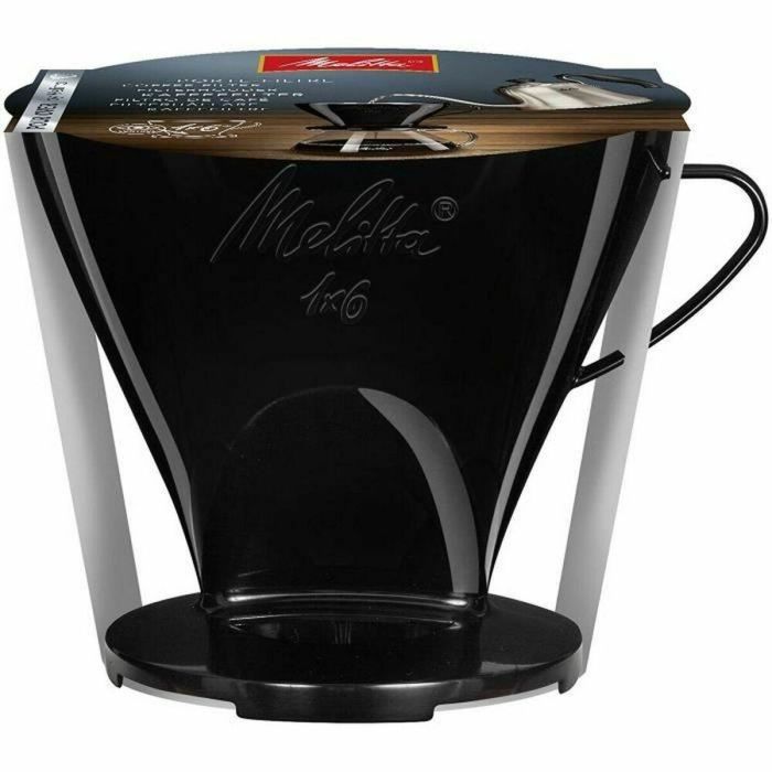 Melitta Portafiltros de café 1x6 Negro 0 Melitta Portafiltros de café 1x6 Negro 0