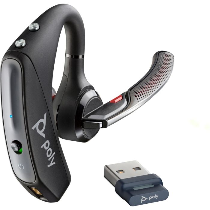 HP 206110-102 Poly Voyager 5200 Auriculares Bluetooth con micrófono USB-A y dongle BT700 0 HP 206110-102 Poly Voyager 5200 Auriculares Bluetooth con micrófono USB-A y dongle BT700 0