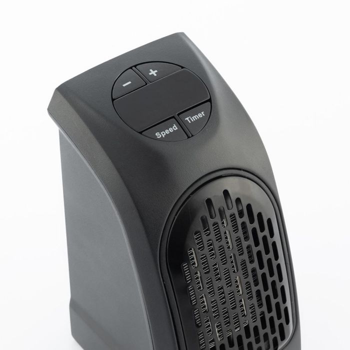 Innovagoods Calefactor Termocerámico de Enchufe Heatpod 400W Negro Ultraligero 2