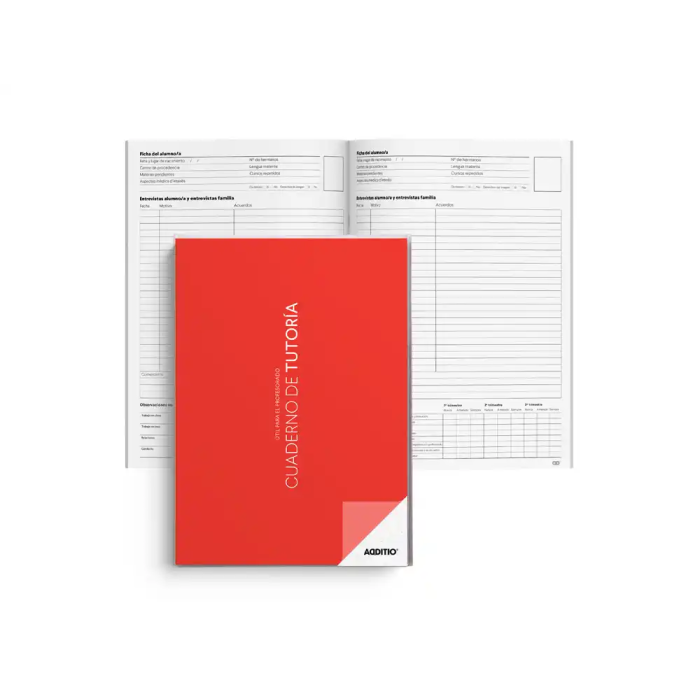 Additio Cuaderno De Tutoría A4 Pvc 64 Páginas C-Surtidos Seguimiento Alumnado 5